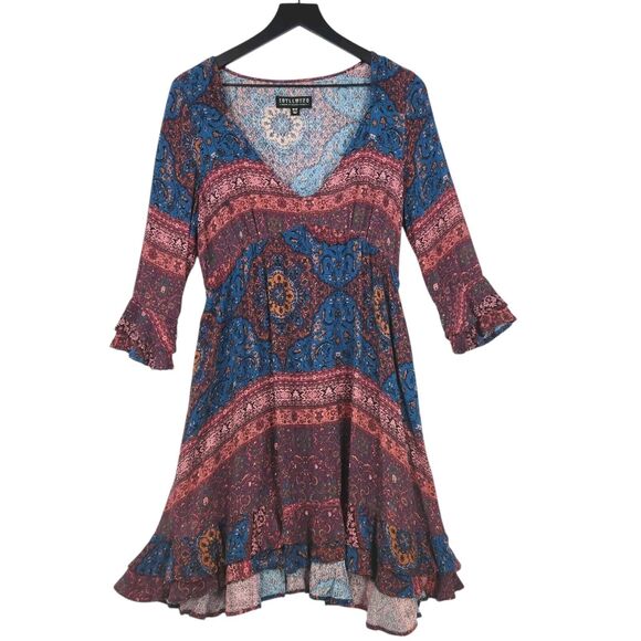 Idyllwind by Miranda Lambert Dresses & Skirts - Idyllwind by Miranda Lambert Swing Dress Sz Medium Country Western Boho Ruffled